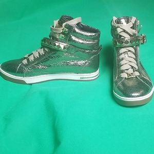 Michael Kors Leather High Top Sneakers